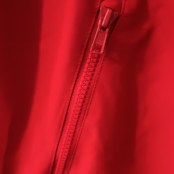 VTG Land’s End thick red squall coat XL  jacket outdoor classic oversized warm - Picture 6 of 11